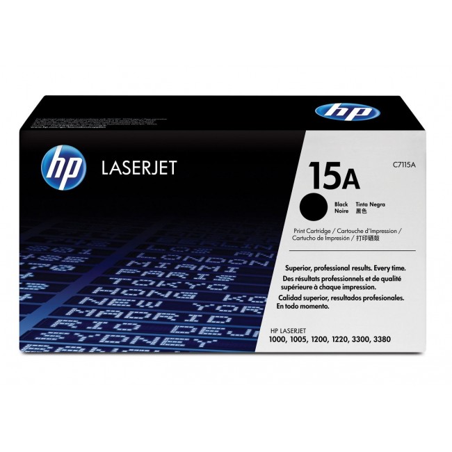HP 15A Black Original LaserJet Toner Cartridge HP 15A Black Original LaserJet Toner Cartridge