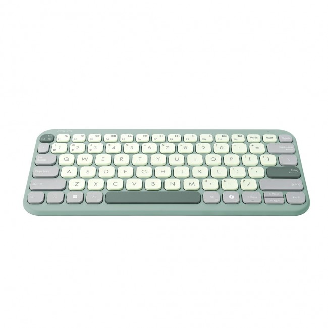 ASUS KW100 /GN/GE/81 keyboard Home Bluetooth QWERTZ German Green, Light Green