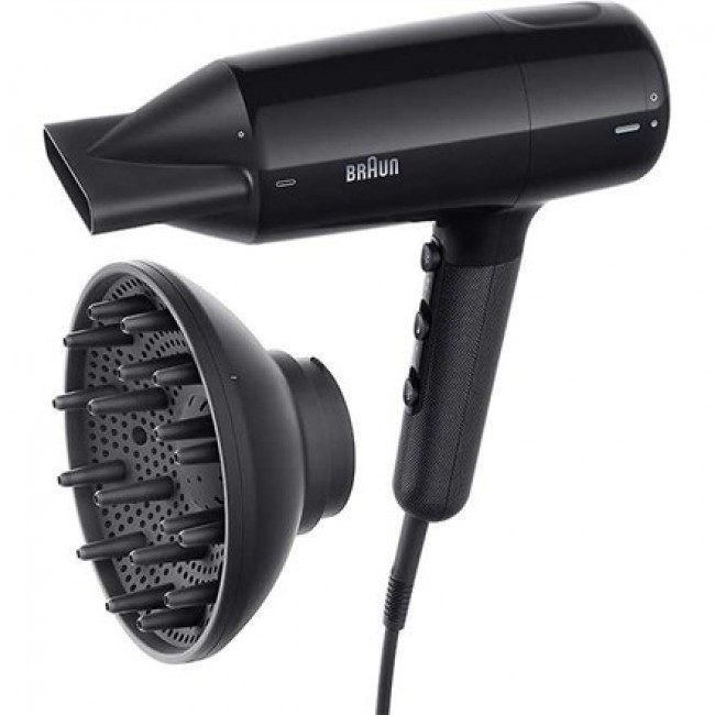 Braun HD 2.2 hair dryer 2200 W Black Braun HD 2.2 hair dryer 2200 W Black