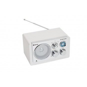Denver TR-63W radio Analog White