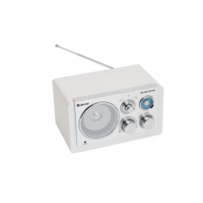 Denver TR-63W radio Analog White