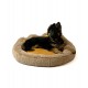 GO GIFT Dog and cat bed XXL - camel - 85x85 cm