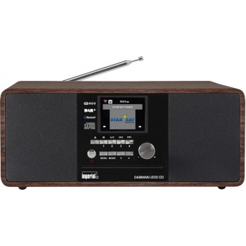 REHAU IMPERIAL DABMAN i200 CD Digital 20 W DAB+, FM, UKW Walnut MP3 playback
