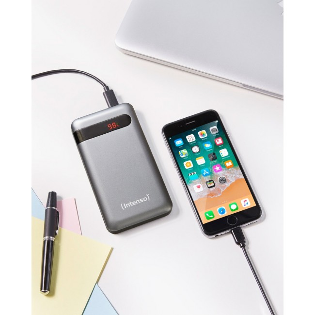Intenso PD10000 Lithium Polymer (LiPo) 10000 mAh Anthracite