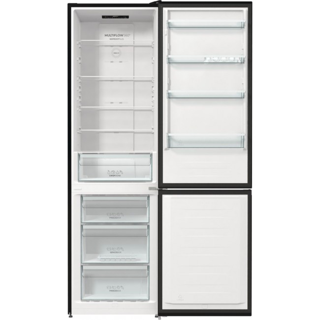 Gorenje NRK6202EBXL4 fridge-freezer Freestanding 331 L E Black Gorenje NRK6202EBXL4 fridge-freezer Freestanding 331 L E Black