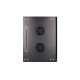 Extralink Rackmount cabinet 4U 600x450 Black wall mounted