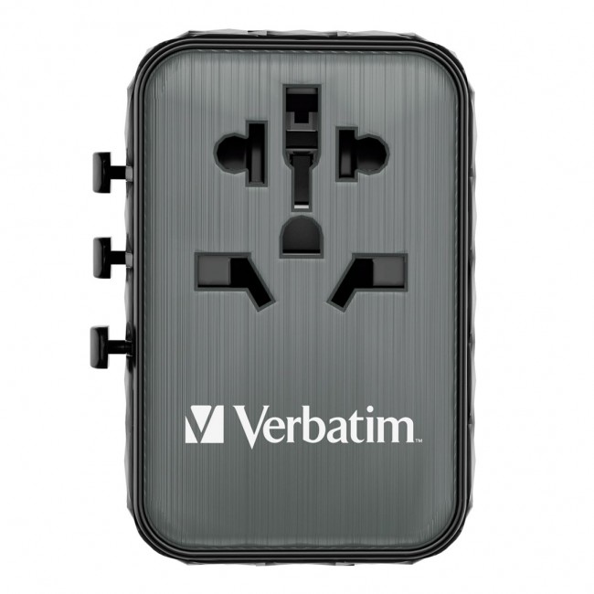 Verbatim GAN III UTA-05 2 X USB-C PD 65W & QC 4+ / 2 X USB-A Verbatim GAN III UTA-05 2 X USB-C PD 65W & QC 4+ / 2 X USB-A