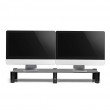 Dual Monitor Stand - Double Maclean, max. 20kg, tempered glass, (1029x285x127mm), MC-936 Dual Monitor Stand - Double Maclean, max. 20kg, tempered glass, (1029x285x127mm), MC-936