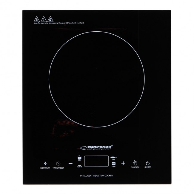 Esperanza EKH009 hob Black Countertop 28 cm Zone induction hob 1 zone(s)