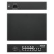 Intellinet 8-Port Gigabit Ethernet PoE+ Switch with 2 RJ45 Gigabit Uplink Ports, IEEE 802.3at/af Power over Ethernet (PoE+/PoE) Compliant, 120 W, Endspan, Desktop (WITH C14 2 PIN POWER CORD) Intellinet 8-Port Gigabit Ethernet PoE+ Switch with 2 RJ45 Gigabit Uplink Ports, IEEE 802.3at/af Power over Ethernet (PoE+/PoE) Compliant, 120 W, Endspan, Desktop (WITH C14 2 PIN POWER CORD)