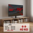 Maclean MC-450 Universal TV Stand for TV Cabinet max. 40kg, max. VESA 400x400 32-65 Maclean MC-450 Universal TV Stand for TV Cabinet max. 40kg, max. VESA 400x400 32-65