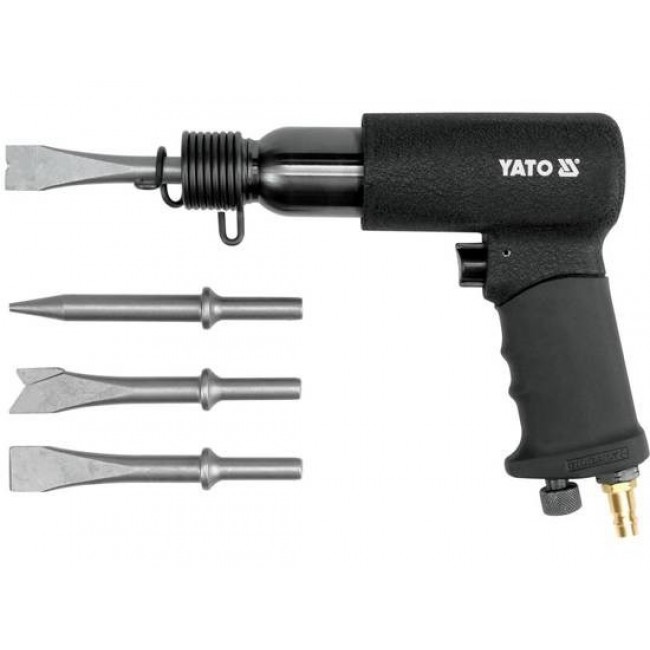 YATO PNEUMATIC HAMMER + 4 CHISELS 0990