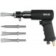 YATO PNEUMATIC HAMMER + 4 CHISELS 0990
