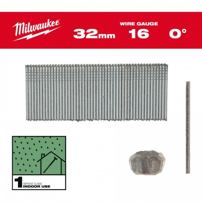 MILWAUKEE STUDS 16G/25mm/0 FOR M18 FN16GS /5000pcs.