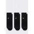 Skarpety Stance Icon Quarter 3 Pack - black