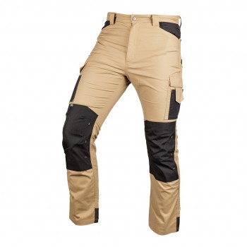 Spodnie robocze Mix&Match, Canvas, wzmocnienia z Cordury, be owo-czarne, rozmiar XS
