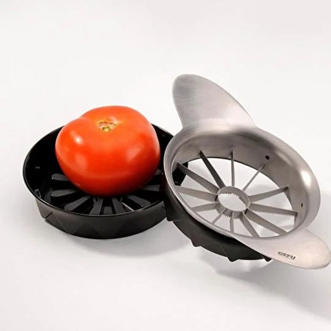 GEFU POMO manual food chopper Black, Stainless steel