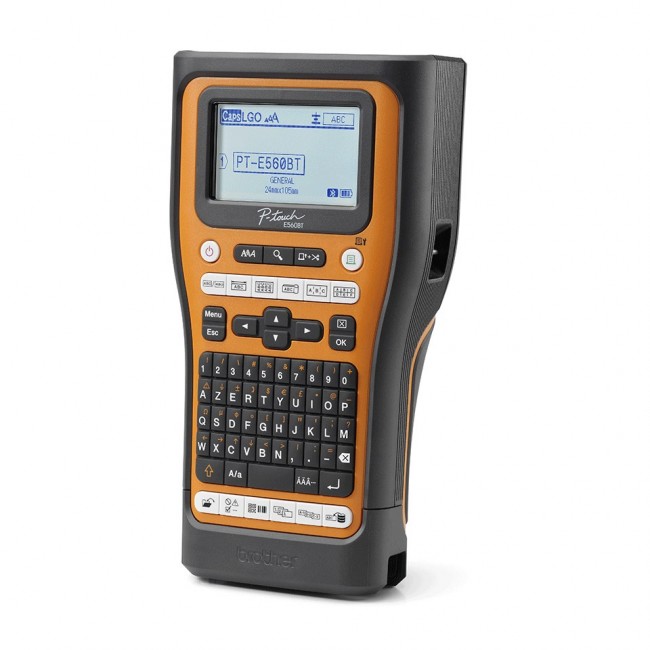 Brother PT-E560BTVP label printer Thermal transfer 180 x 180 DPI 20 mm/sec Wired & Wireless HSE/TZe Bluetooth QWERTZ Brother PT-E560BTVP label printer Thermal transfer 180 x 180 DPI 20 mm/sec Wired & Wireless HSE/TZe Bluetooth QWERTZ