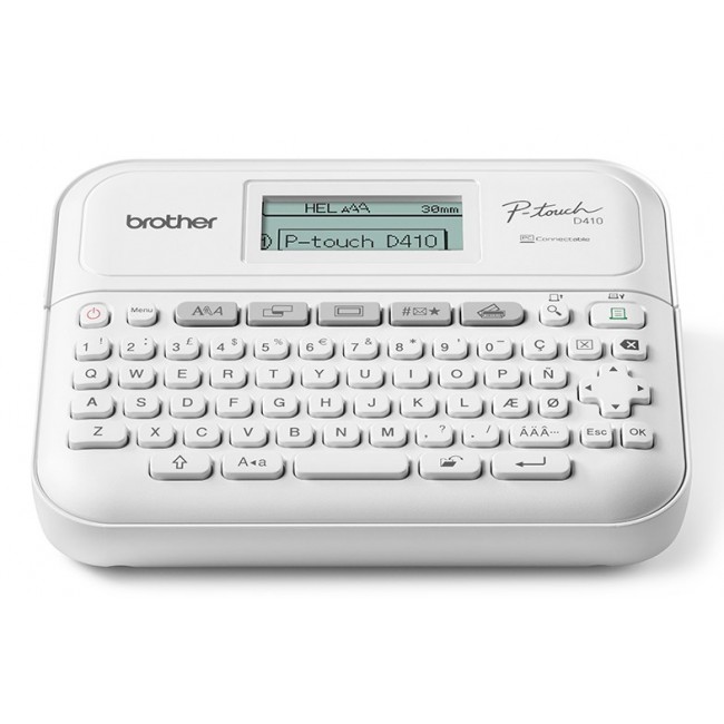 Brother PT-D410 label printer Thermal transfer 180 x 180 DPI 20 mm/sec Wired TZe QWERTY