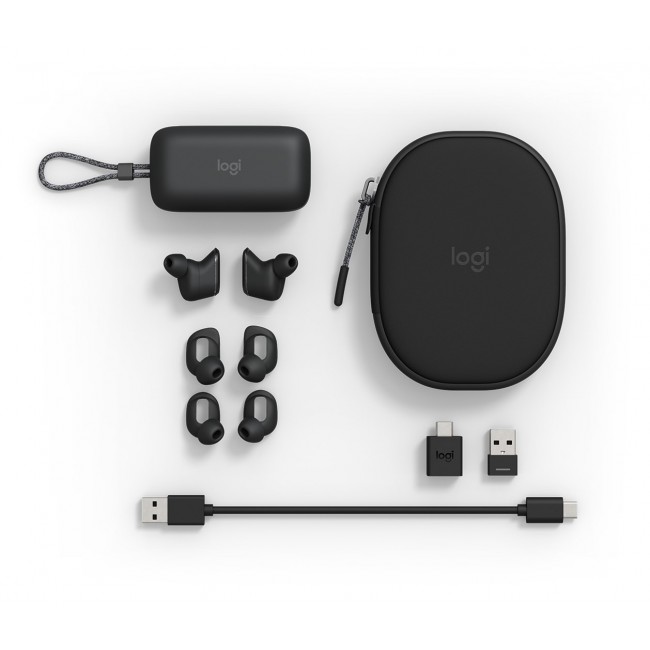 Logitech Zone True Wireless Headset In-ear Calls/Music Bluetooth Graphite