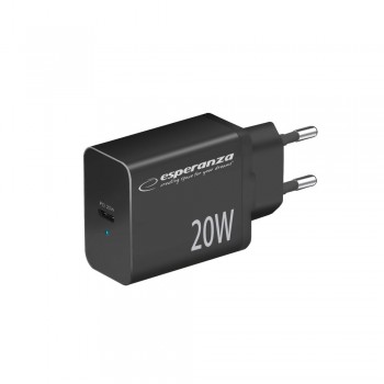 Esperanza EZC104K mains charger 20W Black