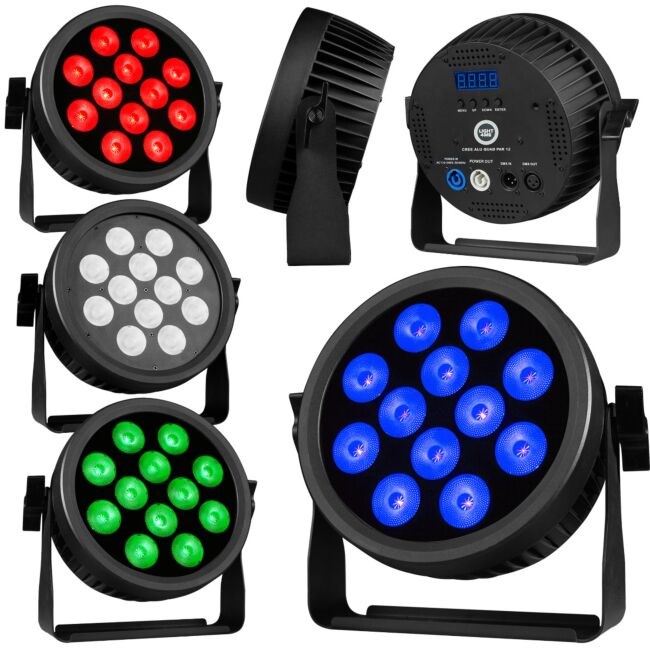 LIGHT4ME CREE ALU QUAD PAR 12 par light LIGHT4ME CREE ALU QUAD PAR 12 par light