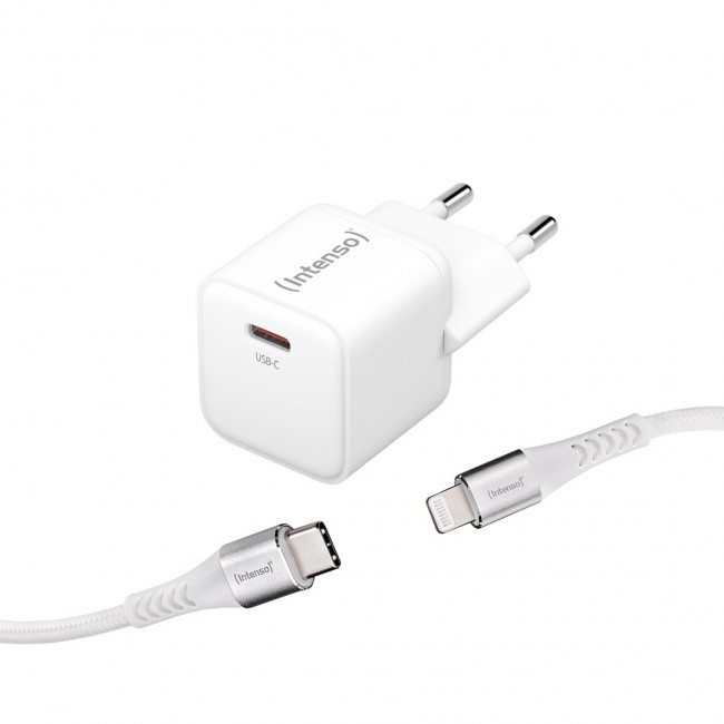 Intenso 7803052 mobile device charger Universal White AC Fast charging Indoor
