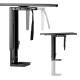Maclean MC-885 B Under Desk Computer Holder Black Adjustable Max. 10kg. Maclean MC-885 B Under Desk Computer Holder Black Adjustable Max. 10kg.
