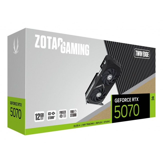 Zotac GAMING GeForce RTX 5070 Twin Edge NVIDIA 12 GB GDDR7 Zotac GAMING GeForce RTX 5070 Twin Edge NVIDIA 12 GB GDDR7