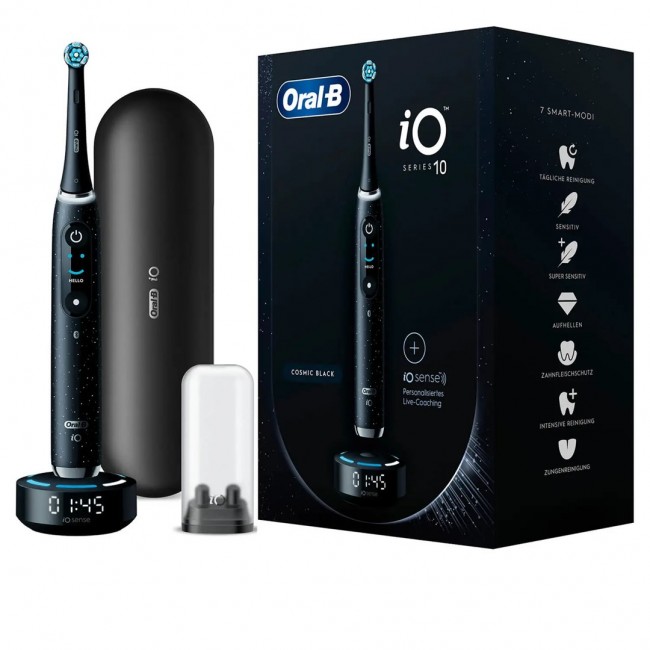 Oral-B iO Series 10 Adult Rotating-oscillating toothbrush Black Oral-B iO Series 10 Adult Rotating-oscillating toothbrush Black