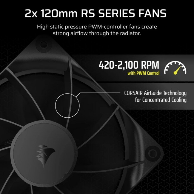 Corsair NAUTILUS 240 RS Motherboard All-in-one liquid cooler Black Corsair NAUTILUS 240 RS Motherboard All-in-one liquid cooler Black