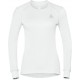 Odlo BL TOP crew neck l/s ACTIVE WARM ECO women's T-shirt, size S, white Odlo BL TOP crew neck l/s ACTIVE WARM ECO women's T-shirt, size S, white