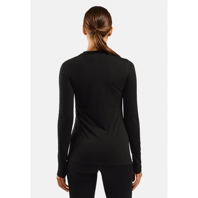 ODLO Merino 160 BL Top Crew Neck l/s women's T-shirt, size S, black ODLO Merino 160 BL Top Crew Neck l/s women's T-shirt, size S, black