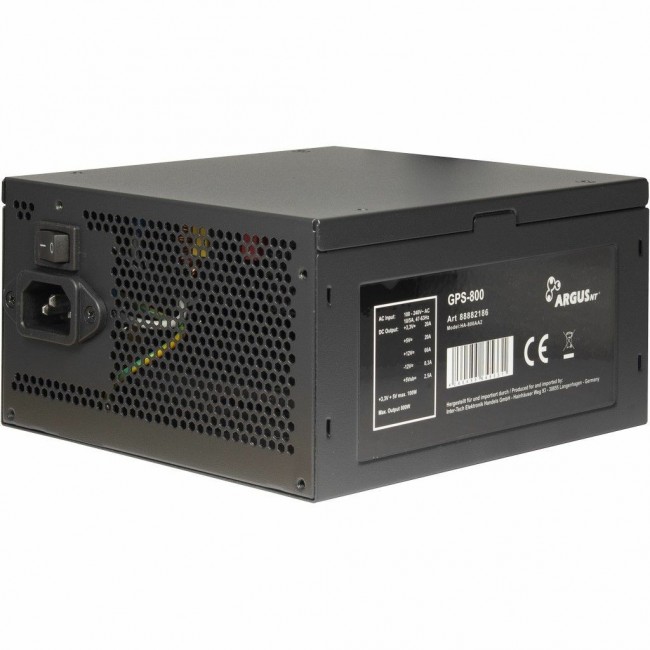 Inter-Tech ArgusNT GPS-800 power supply unit 800 W 20+4 pin ATX ATX Black Inter-Tech ArgusNT GPS-800 power supply unit 800 W 20+4 pin ATX ATX Black