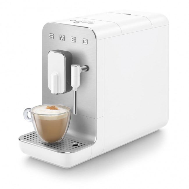 Smeg Collection Espresso Coffee Machine BCC12WHMEU White Smeg Collection Espresso Coffee Machine BCC12WHMEU White