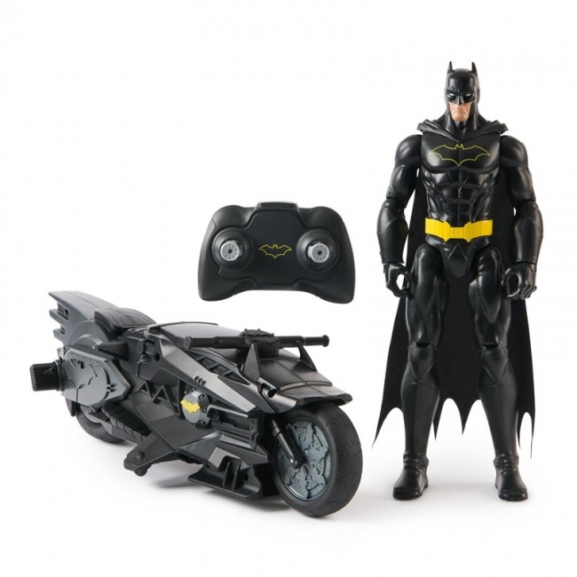 Batman Stealth Batcycle RC w. 30 cm Batman
