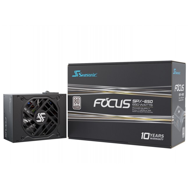 Seasonic FOCUS-SPX-650 power supply unit 650 W 20+4 pin ATX CFX Black Seasonic FOCUS-SPX-650 power supply unit 650 W 20+4 pin ATX CFX Black