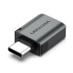 Vention USB-C Male to USB 3.0 Female OTG Adapter Gray Aluminum Alloy Type Vention USB-C Male to USB 3.0 Female OTG Adapter Gray Aluminum Alloy Type