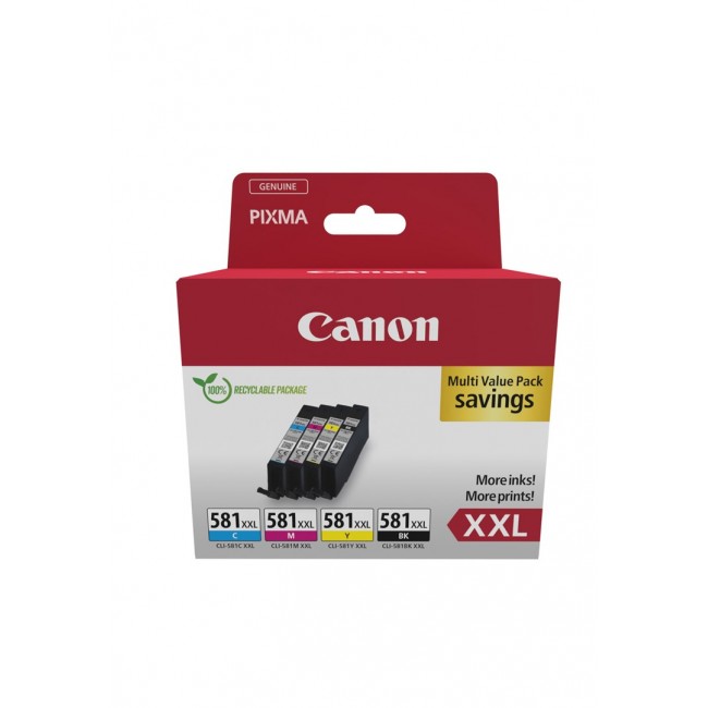 Canon 1998C007 ink cartridge 4 pc(s) Original Black, Cyan, Magenta, Yellow Canon 1998C007 ink cartridge 4 pc(s) Original Black, Cyan, Magenta, Yellow