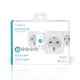 Nedis WIFIP121FWT3 smart plug 3680 W Home White