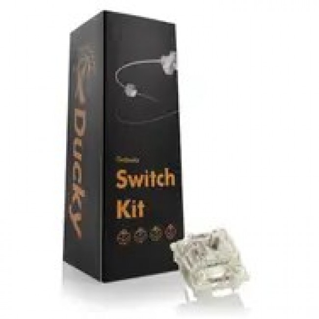 Ducky Gateron G Pro White Switches, mechanisch, 3-Pin, linear, MX-Stem, 38g - 110 St ck