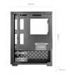 Mars Gaming MC-SE2 Mini Tower Black