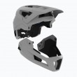 LEATT MTB Enduro 4.0 V23 bicycle helmet with removable chin bar, size L, black