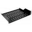 Equip Fixed Shelf 19', 2U, 800MM, Black