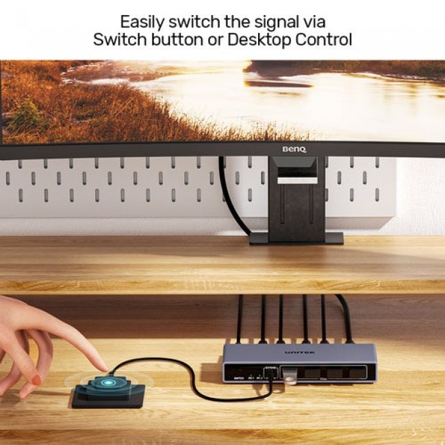 KVM Switch 8K@60Hz USB 3.0 5Gbps DP