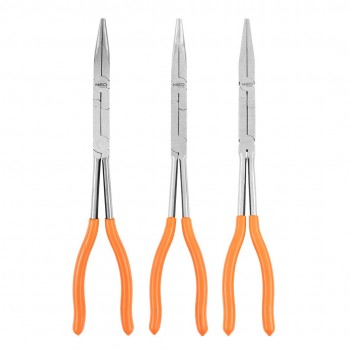Szczypce z podw jnym przegubem CRV zestaw 3 szt.