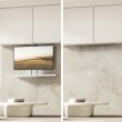 Maclean electric ceiling/floor mount, extendable, 43''-88'', VESA 600x400, max 60kg, 100-240V AC,50/60Hz