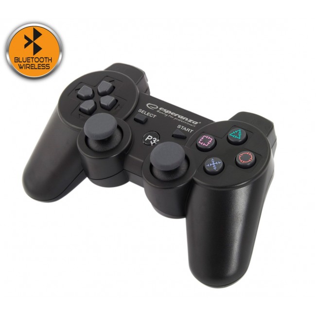 Esperanza EGG109K Gaming Controller Black Bluetooth Joystick Analogue Playstation 3