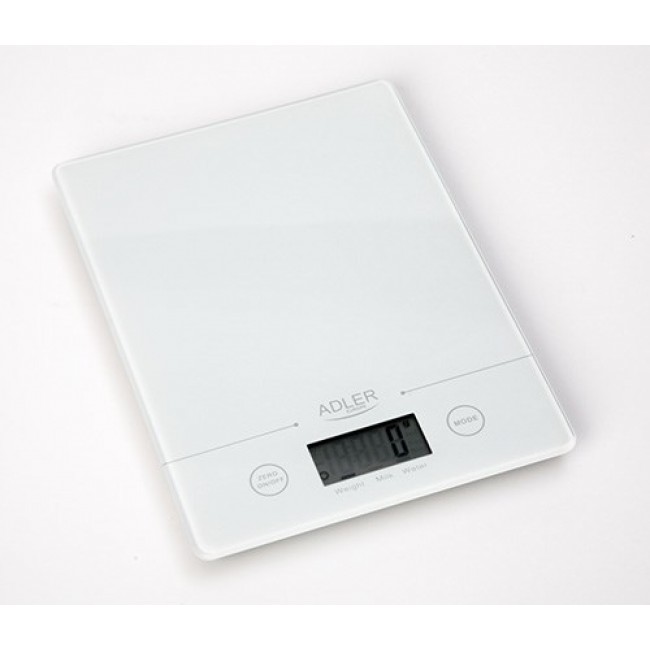 Adler AD 3138 w kitchen scale Electronic kitchen scale White Countertop Square Adler AD 3138 w kitchen scale Electronic kitchen scale White Countertop Square