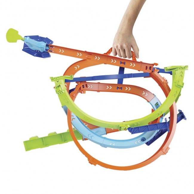 Hot Wheels Action Twisted Tornado Loop Cyclone Challenge Set HTK16 MATTEL Hot Wheels Action Twisted Tornado Loop Cyclone Challenge Set HTK16 MATTEL